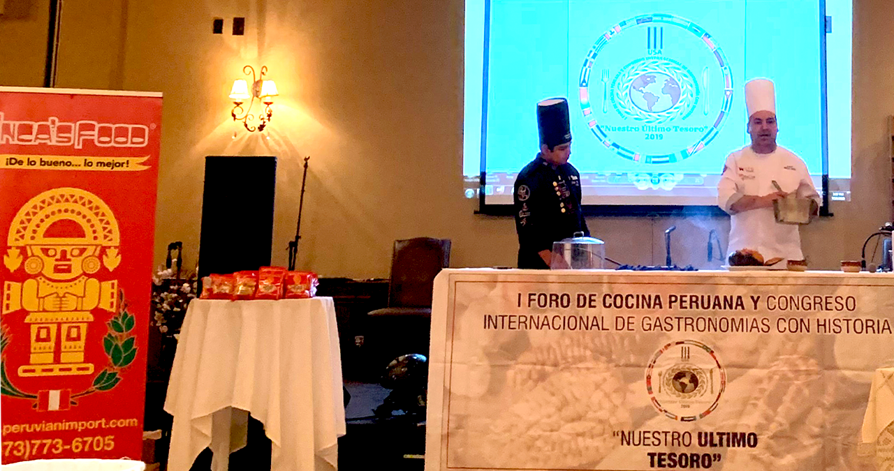 1st Forum of Peruvian Cuisine and International Congress of Gastronomy with history
