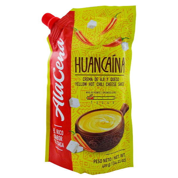 Huancaina Yellow Hot Chili Cheese Sauce 400g