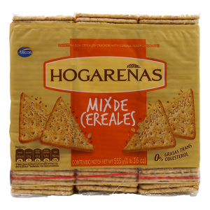 Hogarenas Mix Cereal Crackers 555g
