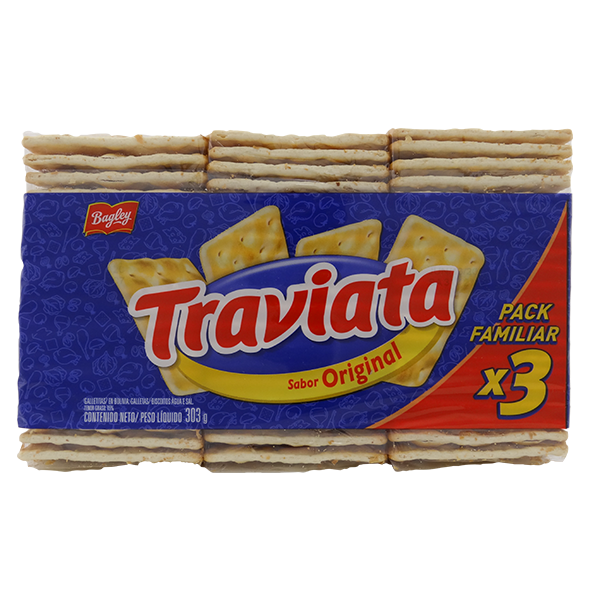 Bagley Traviata Original Crackers 3Pk 303g