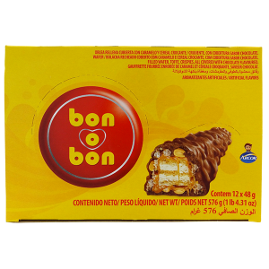 Arcor Bon Bon Chocolate Wafer Bar 12Ct 576g