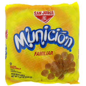 San Jorge Municion Cookies Vanilla Flavored 15.87oz
