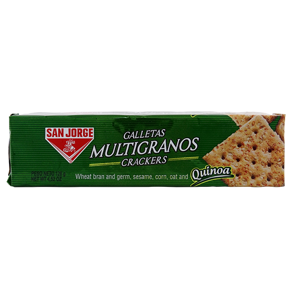 San Jorge Multigrain Crackers with Quinoa 4.52oz