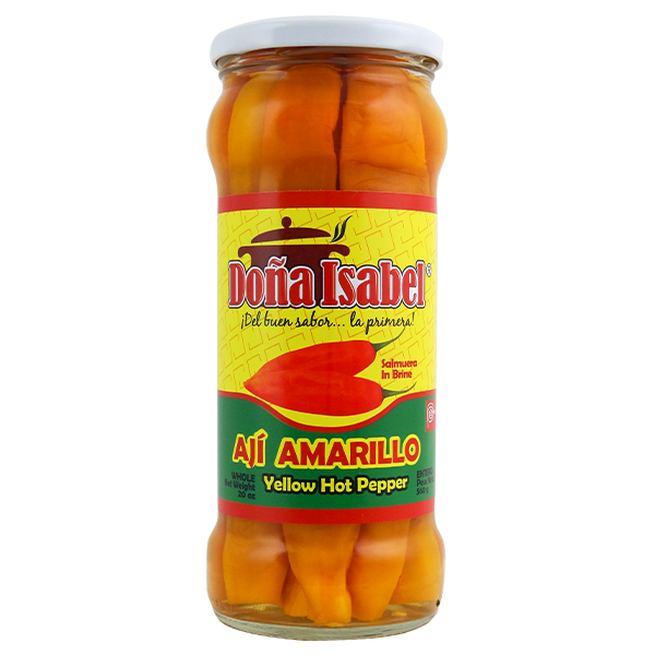Dona Isabel Yellow Hot Pepper in Brine 20oz