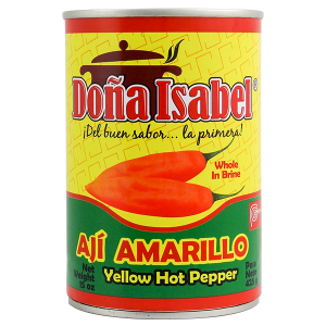 Dona Isabel Yellow Hot Pepper in Brine 15oz