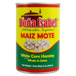Dona Isabel White Corn Hominy in Brine 15oz