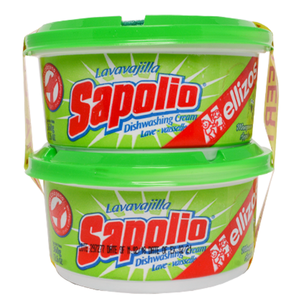 Sapolio Dishwashing Cream - Apple 2Pk