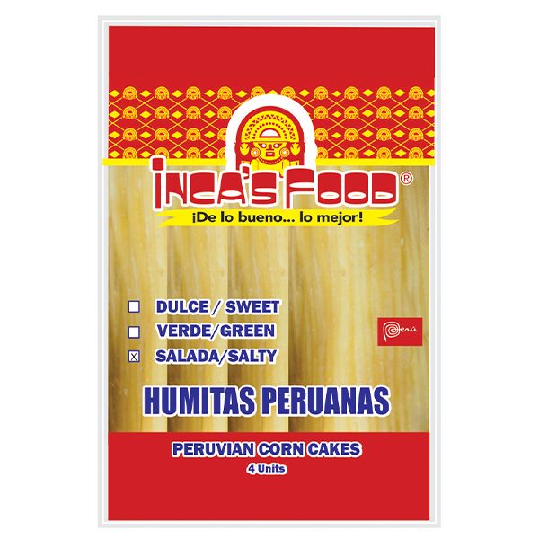 Inca's Food Humita - Corn Patty with Cheese 4Pk
