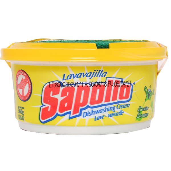 Sapolio Dishwashing Cream - Lemon 12.6oz