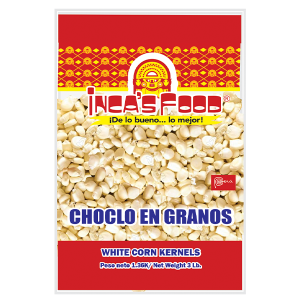 Inca's Food Precooked and Frozen White Corn Kernels 3Lb