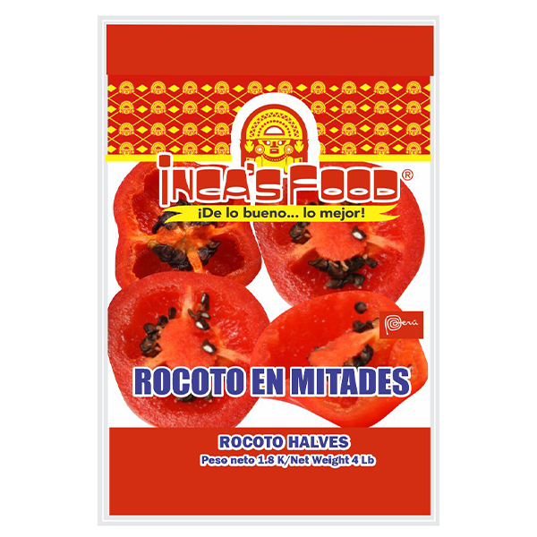 Inca's Food Rocoto Hot Pepper Halves 4Lb