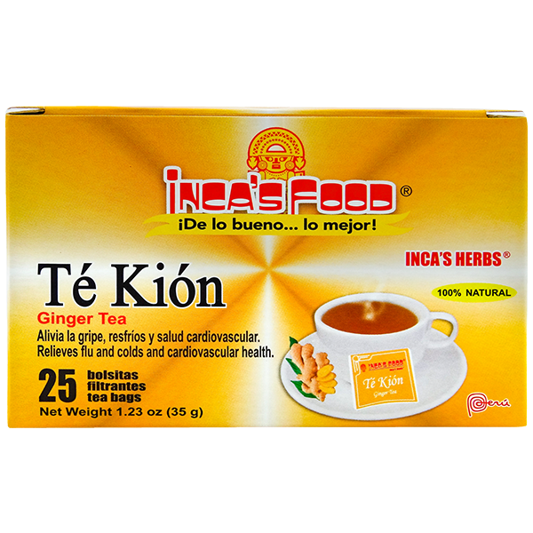 Inca's Herbs Ginger Tea 25Pk 1.23oz