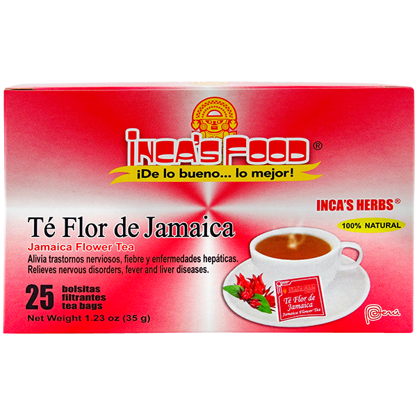 Inca's Herbs Jamaica Flower Tea 25Pk 1.23oz