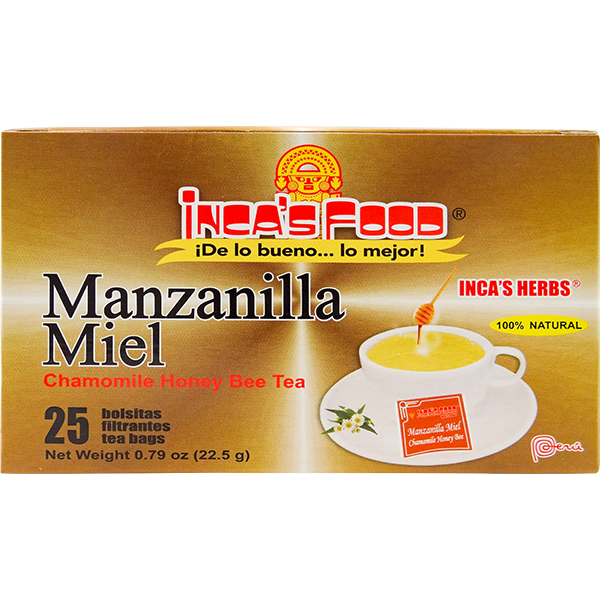 Inca's Herbs Chamomile with Honey Tea 25Pk .79oz