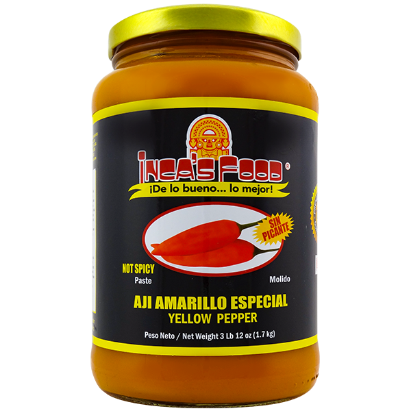 Inca's Food Yellow Hot Pepper Special Blk Label 3lb 12oz