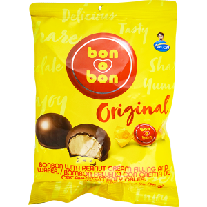 Bon-O-Bon Chocolate with Peanut Filling Doypack 2.62oz (75g)