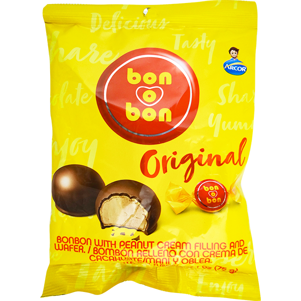 Bon-O-Bon Chocolate with Peanut Filling Doypack 2.62oz (75g)
