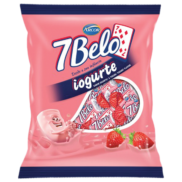 Arcor 7Belo Chewy Yogurt Candy 100g