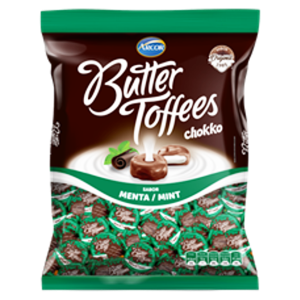 Arcor Butter Toffees_Chokko Mint 3.53oz (100g)